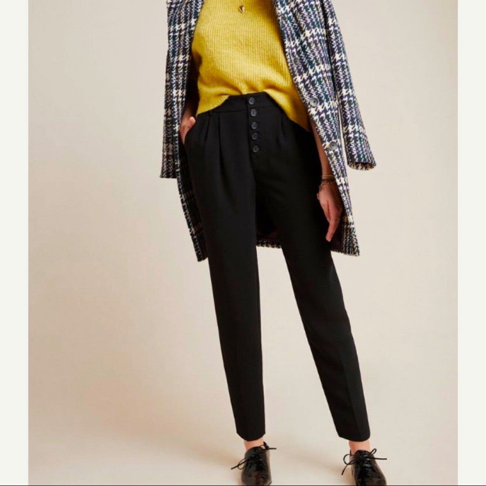 Anthropologie Sasha Button Fly Trouser